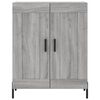 vidaXL Highboard Grau Sonoma 69,5x34x180 cm Holzwerkstoff