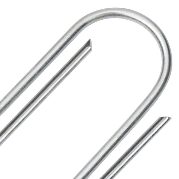 vidaXL Bodenanker U-Form 25 Stk. 15x3,5 cm Verzinkter Stahl