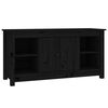vidaXL TV-Schrank Schwarz 103x36,5x52 cm Massivholz Kiefer