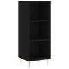 vidaXL Sideboard Schwarz 34,5x32,5x90 cm Holzwerkstoff