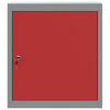 vidaXL Werkzeugschrank mit Regal Rot und Grau 50 x 20 x 55 cm