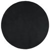 vidaXL Teppich OVIEDO Kurzflor Schwarz &Oslash; 160 cm