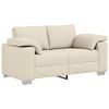 vidaXL Sofa Set 2 pcs Taupe 219 x 77 x 82 cm Stoff