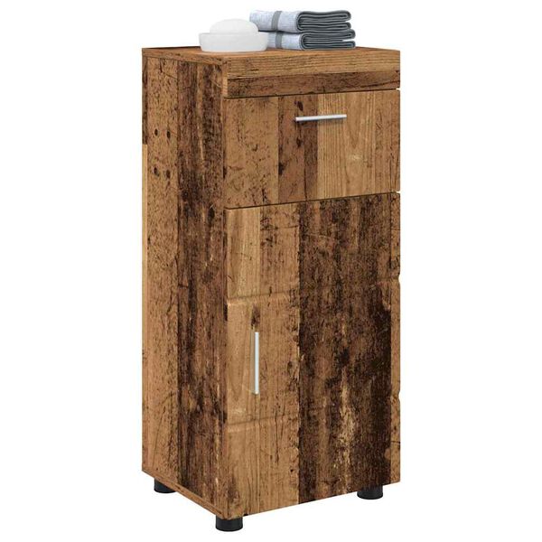 vidaXL Badezimmerschrank-Set TULUM Altholz 37 x 31,5 x 82 cm