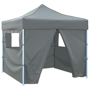 vidaXL Party-Zelt 291 x 291 x 315 cm Anthrazit Oxford-Stoff