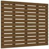 vidaXL Wand-Kopfteil Honigbraun 81x3x91,5 cm Massivholz Kiefer