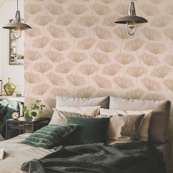 DUTCH WALLCOVERINGS Tapete Fleur Hellrosa