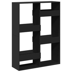 vidaXL B&uuml;cherregal Schwarz 100x33x135 cm Holzwerkstoff