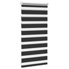 vidaXL Zebra-Rollo 40,9 x 100 cm, Stoffbreite 36,7 cm, schwarz
