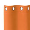 vidaXL Verdunkelungs-Vorh&auml;nge mit Ringen 2 pcs Helles Orange