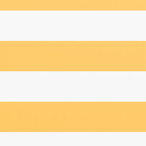 vidaXL Balkon-Sichtschutz Wei&szlig; und Gelb 120x500 cm Oxford-Gewebe