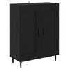 vidaXL Sideboard Schwarz Eichen-Optik 69,5 x 34 x 90 cm