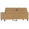 vidaXL 2-Sitzer-Sofa Braun 140 cm Samt