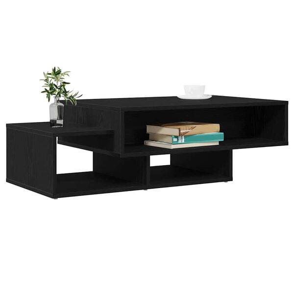 vidaXL Couchtisch Schwarz Eichen-Optik 105x55x32 cm Holzwerkstoff