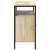 vidaXL Waschbeckenschrank mit T&uuml;r Braun 80 x 30 x 60 cm Holzwerkstoff