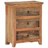 vidaXL Sideboard 60x33x75 cm Akazie und Recyceltes Massivholz