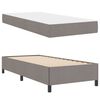 vidaXL Boxspringbett Taupe 80 x 200 cm Stoff