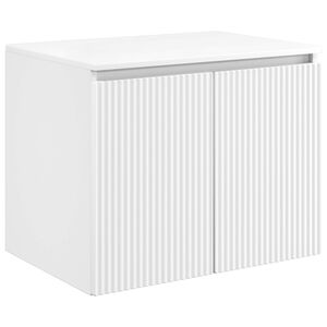 vidaXL Wandmontierter Badezimmerschrank Wei&szlig; 62,5 x 44,5 x 50 cm