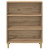 vidaXL Sideboard Artisan-Eiche 69,5 x 32,5 x 90 cm Holzwerkstoff