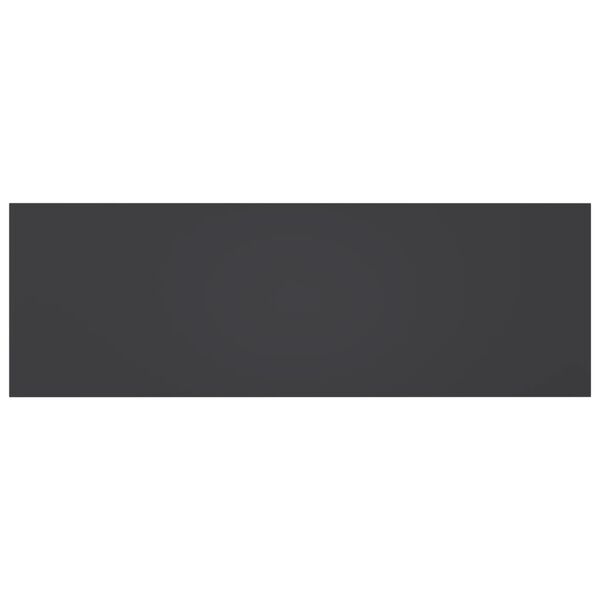 vidaXL B&uuml;cherregal-Bretter 4 Stk. Grau 60x20x1,5 cm Holzwerkstoff