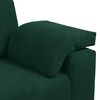 vidaXL Zweisitzer-Sofa Dunkelgr&uuml;n 180x77x82 cm Samt