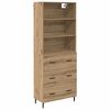 vidaXL Highboard 2 stk. Artisan-Eiche 69,5 x 32,5 x 180 cm