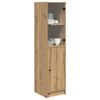 vidaXL Highboard Artisan-Eiche 35 x 37 x 142 cm Holzwerkstoff