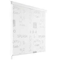vidaXL Duschrollo 100x240 cm Splash-Design