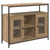 vidaXL Sideboard Artisan-Eiche 100 x 35 x 80 cm Holzwerkstoff