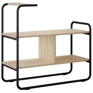 vidaXL Konsolentisch Sonoma-Eiche 80 x 35 x 75 cm Holzwerkstoff