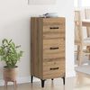 vidaXL Sideboard Artisan-Eiche 34,5 x 34 x 90 cm Holzwerkstoff