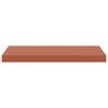 vidaXL Wandregal Wandmontiert 2 pcs Rot 60 x 23 x 4 cm Holzwerkstoff