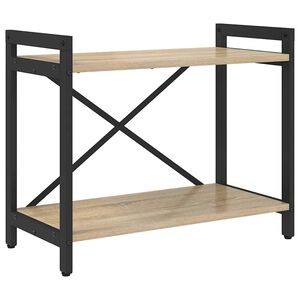vidaXL B&uuml;cherregal 60 x 30 x 50 cm Holzwerkstoff Sonoma-Eiche