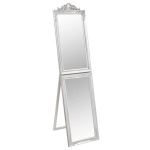 vidaXL Standspiegel Silbern 50x200 cm