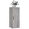 vidaXL Wandschrank Grau Sonoma 34,5x34x90 cm Holzwerkstoff