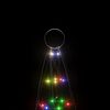vidaXL LED-Weihnachtsbaum f&uuml;r Fahnenmast 200 LEDs Mehrfarbig 180 cm