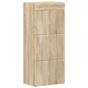 vidaXL Badezimmer-Wandschrank TULUM Sonoma-Eiche 37 x 24,5 x 86 cm
