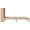vidaXL Massivholzbett mit Regal ohne Matratze 90x200 cm Kiefer