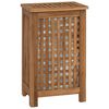 vidaXL W&auml;schekorb Natur 35 x 25 x 60 cm Massivholz Teak