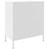 vidaXL Sideboard Weiß 68x39x79 cm Stahl