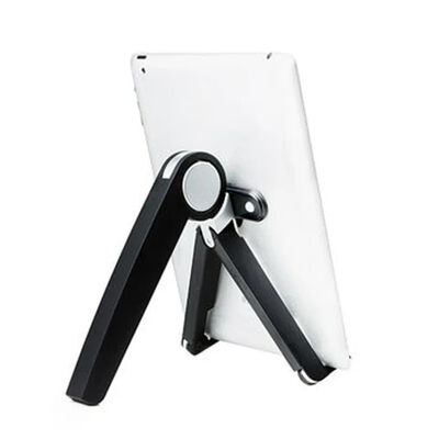 ErgoLine Tablet-/Laptopständer Cricket 20x5x2,4 cm Schwarz und Silbern