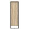 vidaXL Badezimmerschrank mit T&uuml;r Sonoma 40 x 30 x 100 cm Holzwerkstoff