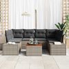 vidaXL Garten-Sofa-Set 7 pcs Grau