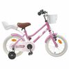 vidaXL Kinderfahrrad 14 Zoll f&uuml;r 3-5 Jahre alt Hellrosa