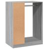 vidaXL Kleiderschrank Grau Sonoma 77x48x102 cm Holzwerkstoff