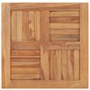 vidaXL Tischplatte Massivholz Teak 60&times;60&times;2,5 cm
