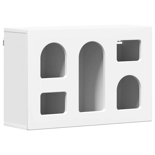 vidaXL H&auml;ngeschrank mit Regal Wei&szlig; 60 x 20 x 40 cm Holzwerkstoff