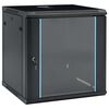 vidaXL 12U Netzwerkschrank Wandmontage 19" IP20 600x600x640 mm