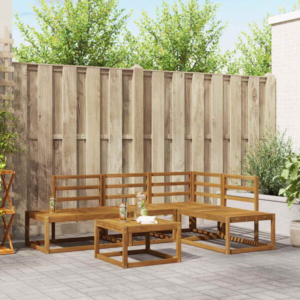 vidaXL Sofa Set Natur