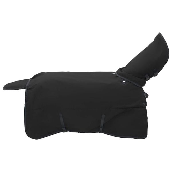 vidaXL Pferdedecke Dunkelgr&uuml;n und Schwarz 85 cm Polyester